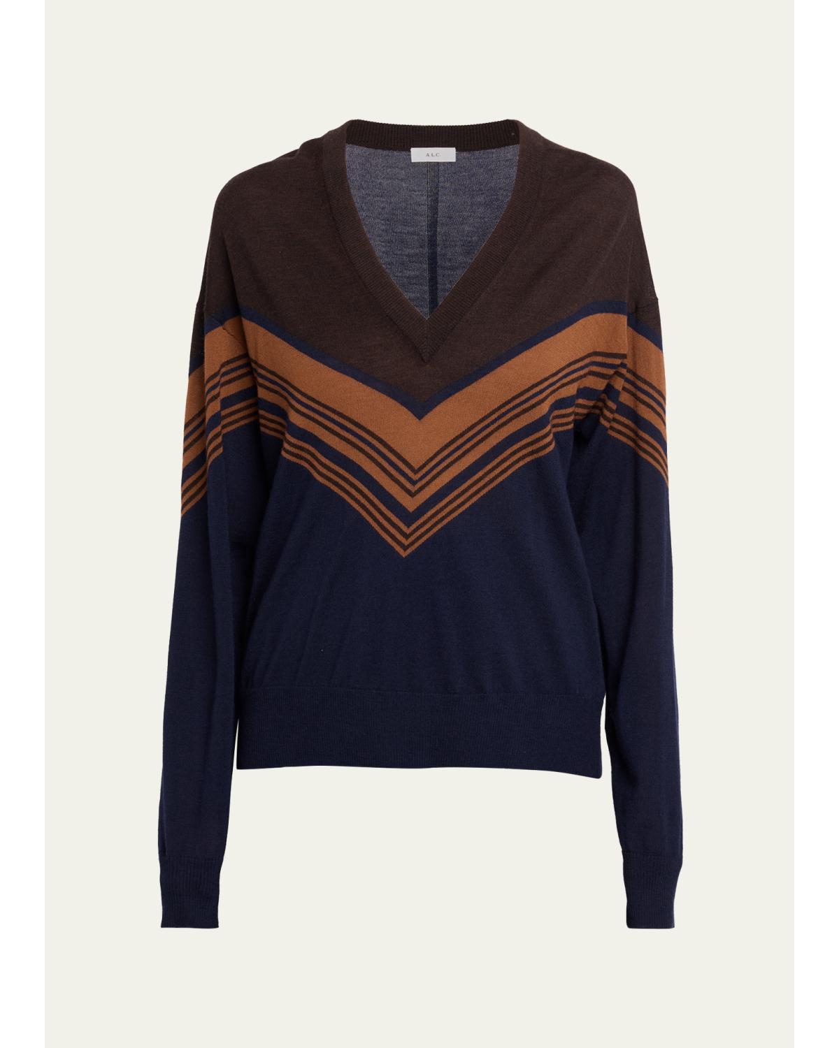 Nicole Chevron Sweater