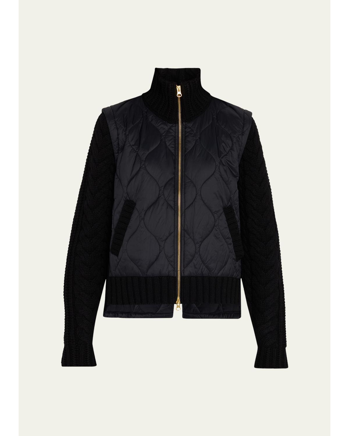 Patra Quilted Wool-Blend Jacket