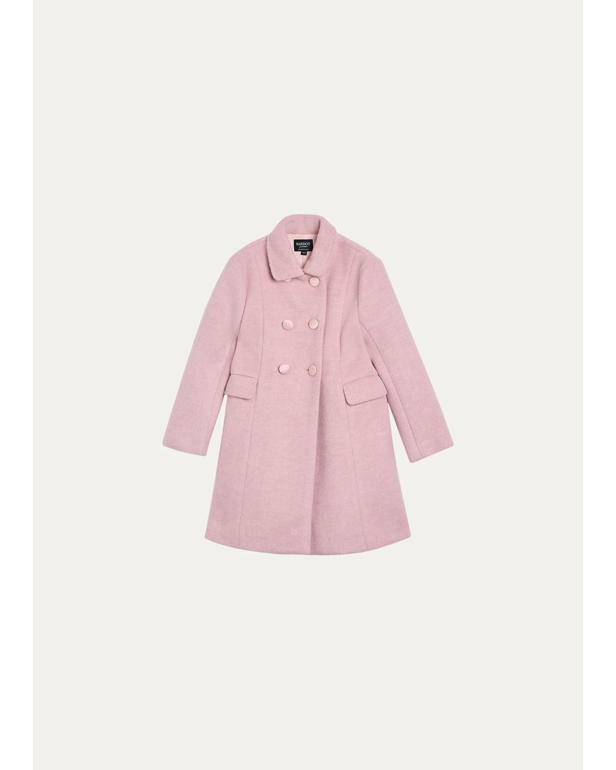 Bardot Junior Kids' Baby Girl's, Little Girl's & Girl's Leah Wool-blend Coat In Pink