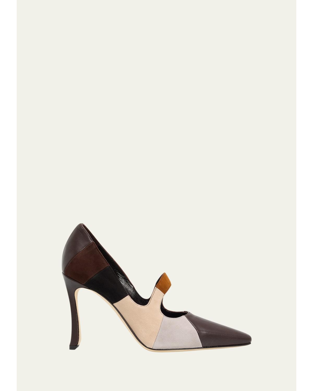 105Mm Difusa Colorblock Mixed Pumps