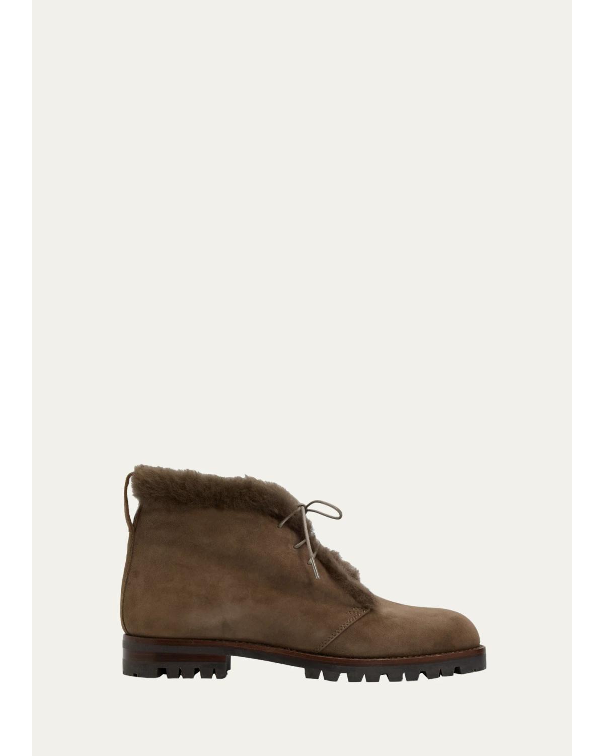 Mircus Shearling-Lined Ankle Boots