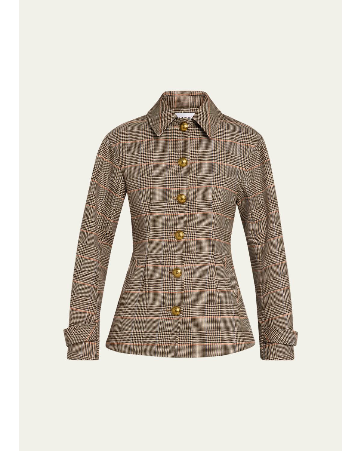 Severine Plaid Jacket