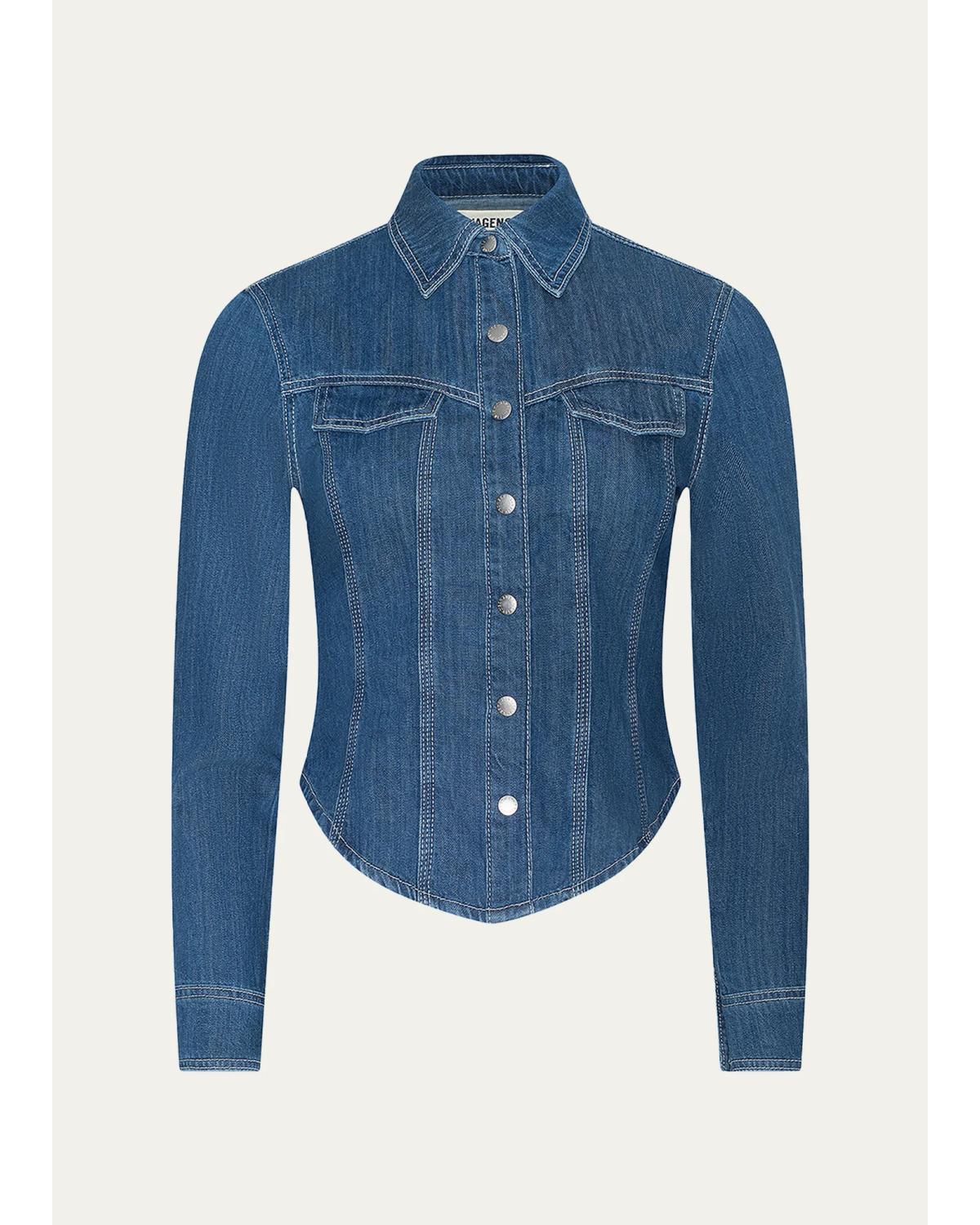 Louis Fitted Denim Shirt