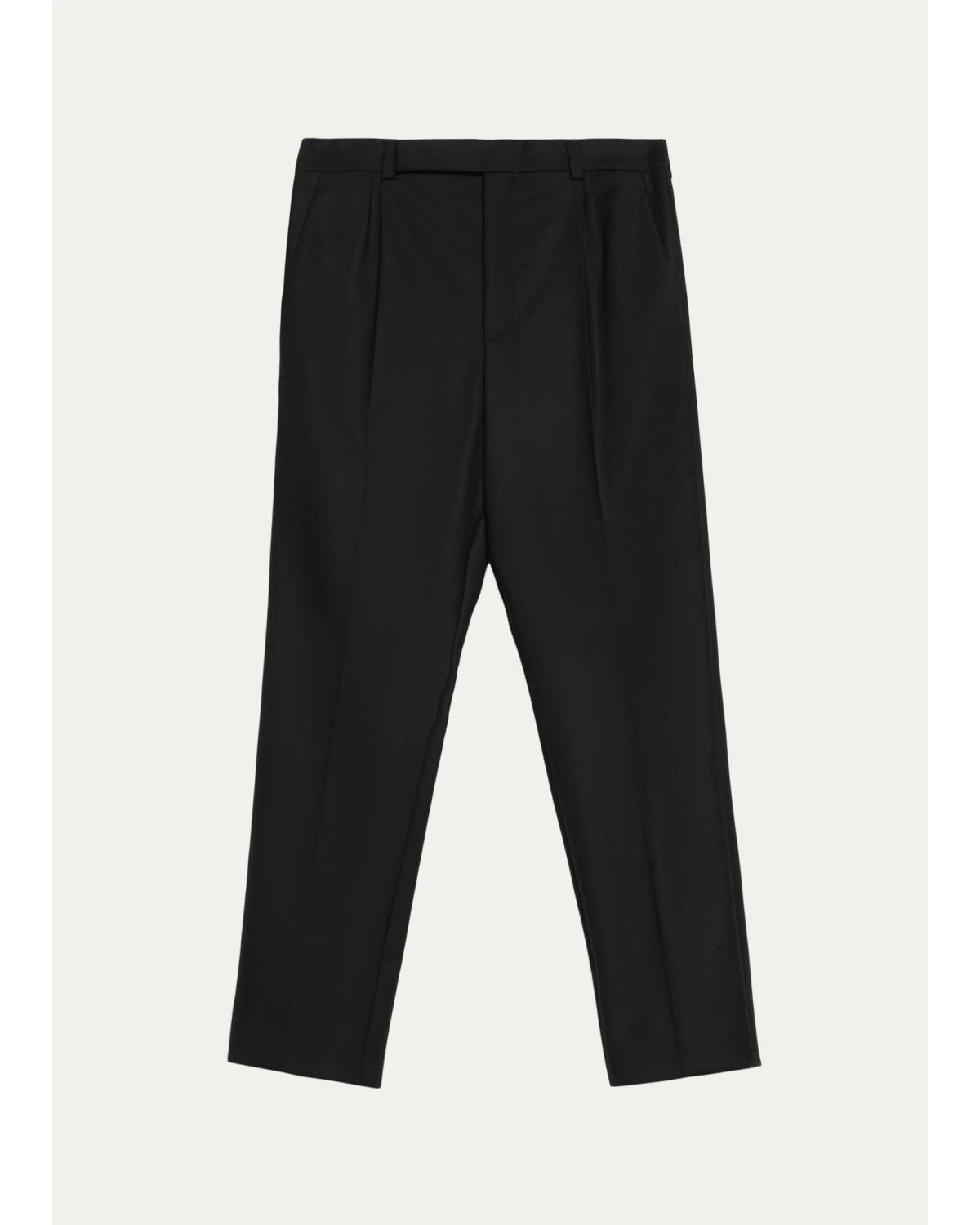 Men'S Pleated Wool