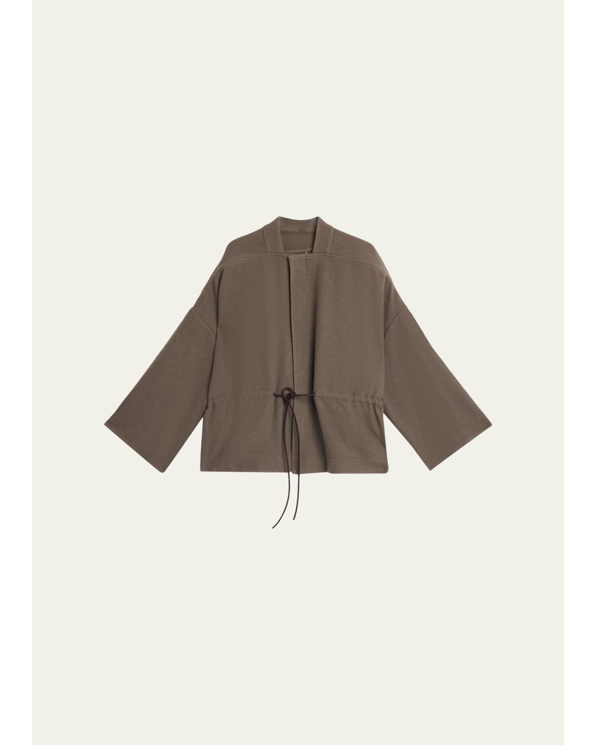 Sail Oversized Wool Flannel Jacket