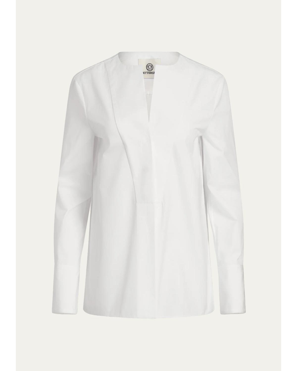 The Barb Slub Cotton Poplin Shirt