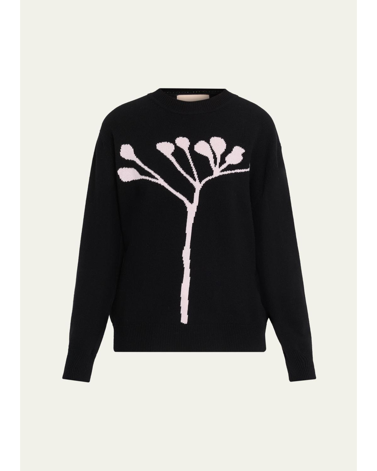 Wool-Cashmere Crewneck Sweater