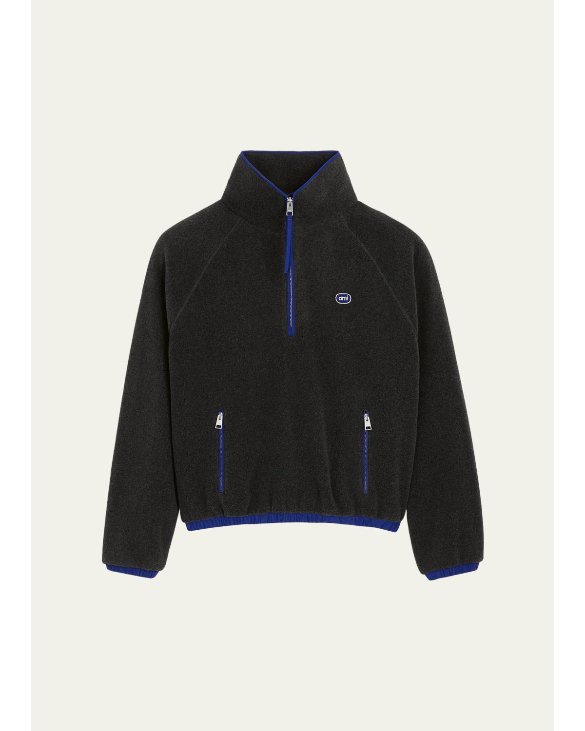 Men'S Half Zip Fleece Jacket