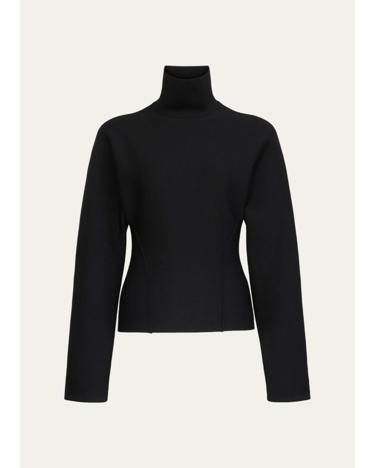Cinched Wool-Blend Sweater