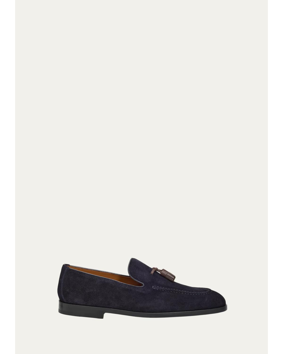 Stresa Suede Tasseled Loafers