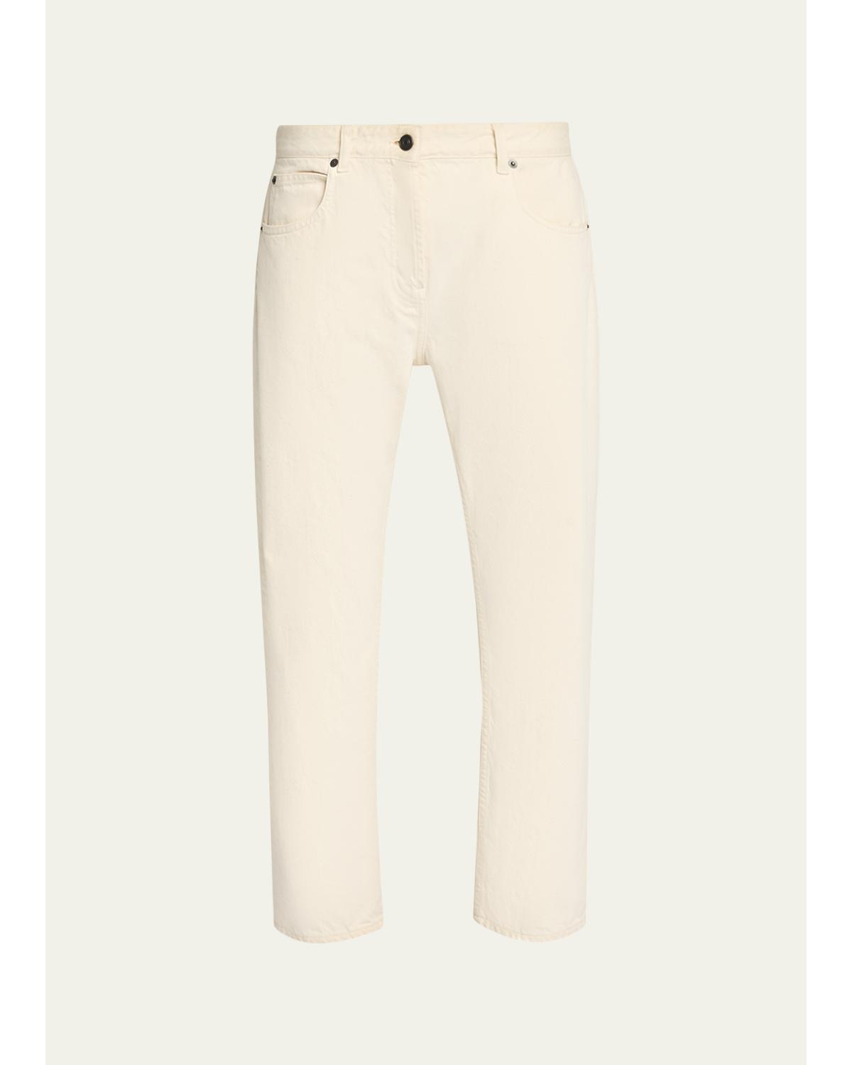 Riaco Straight-Leg Ankle Jeans