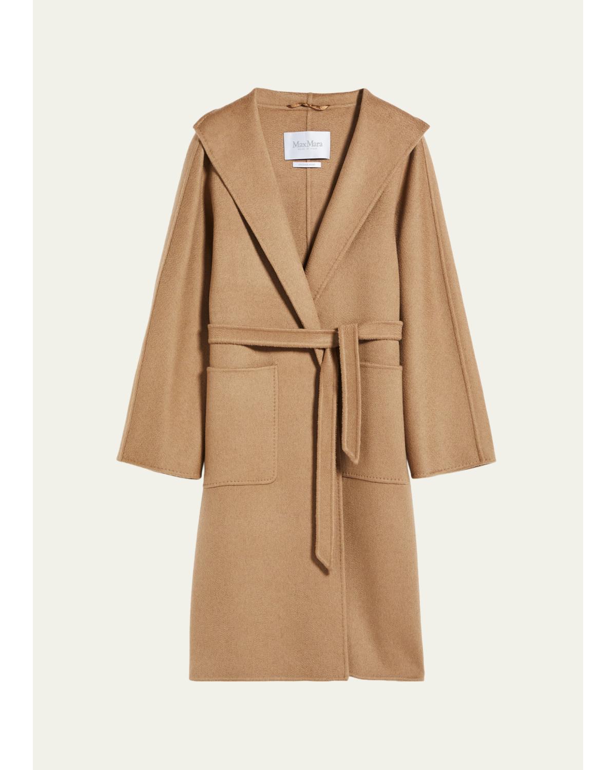 Lilia Cashmere Wrap Coat