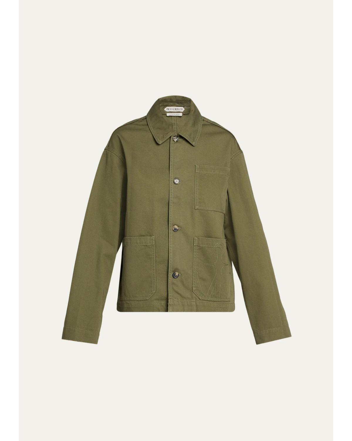 Patch-Pocket Cotton Jacket