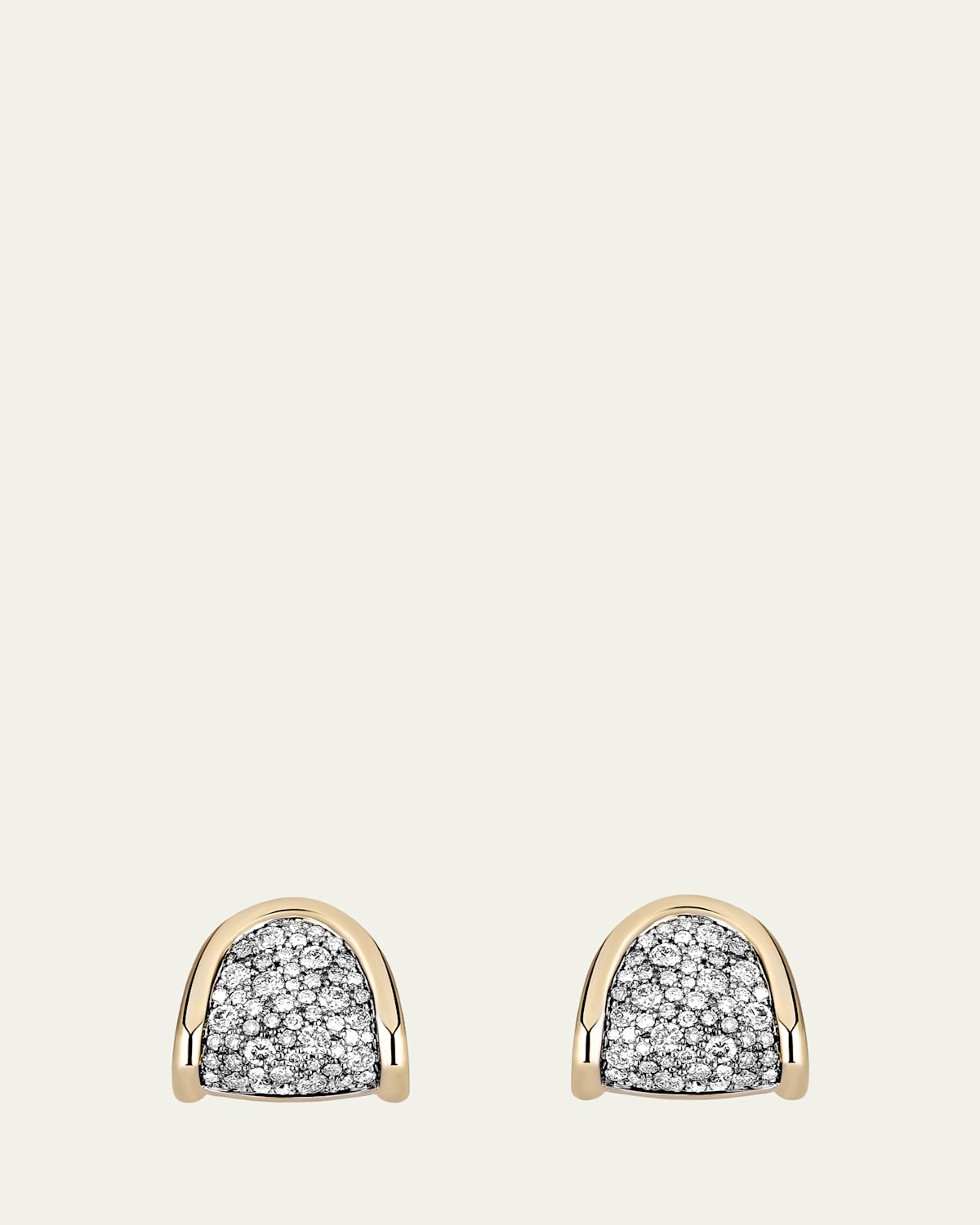 Mason and Books 14K Floret Stud Earrings with Diamonds and White Rhodium