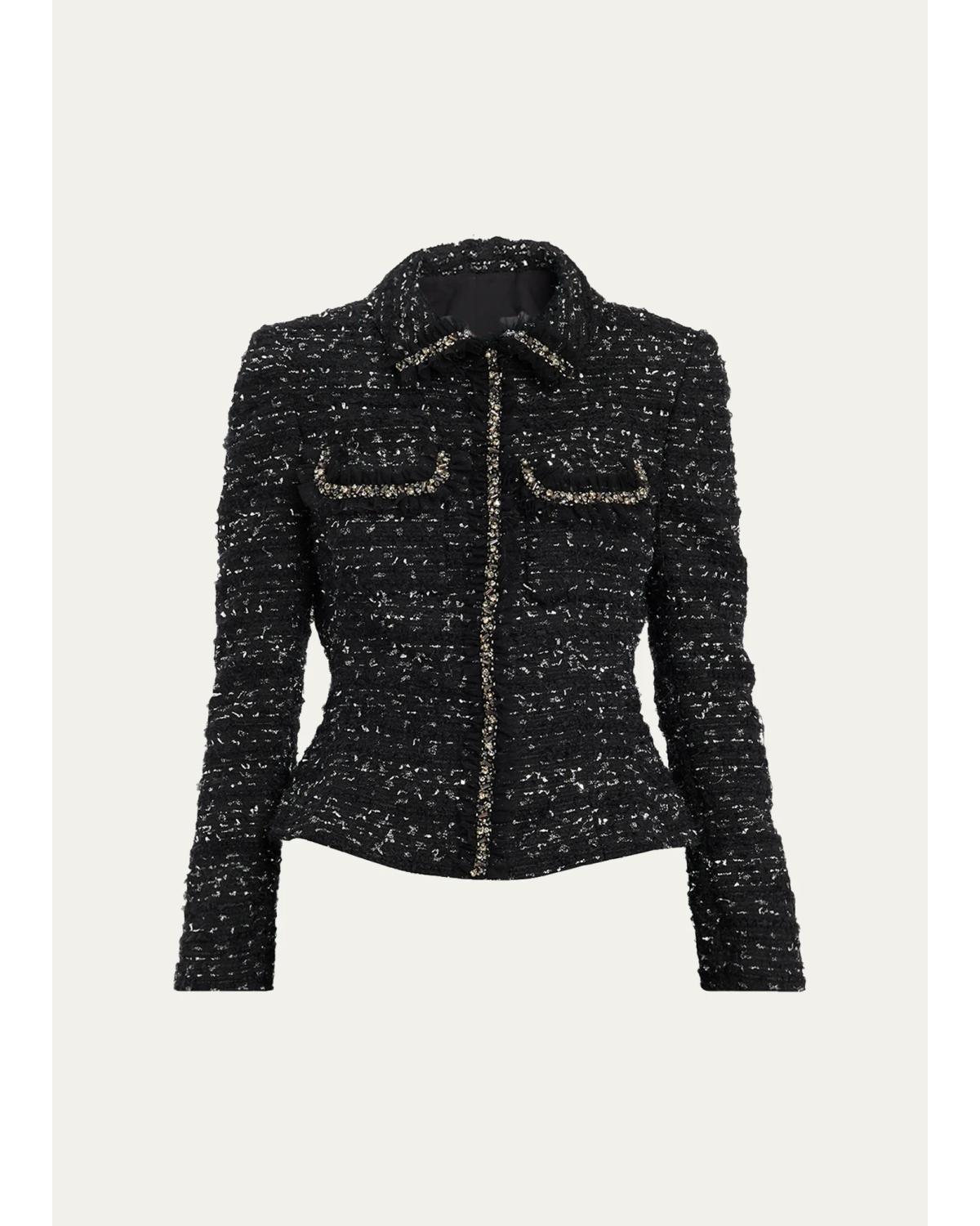 Metallic Boucle Jacket
