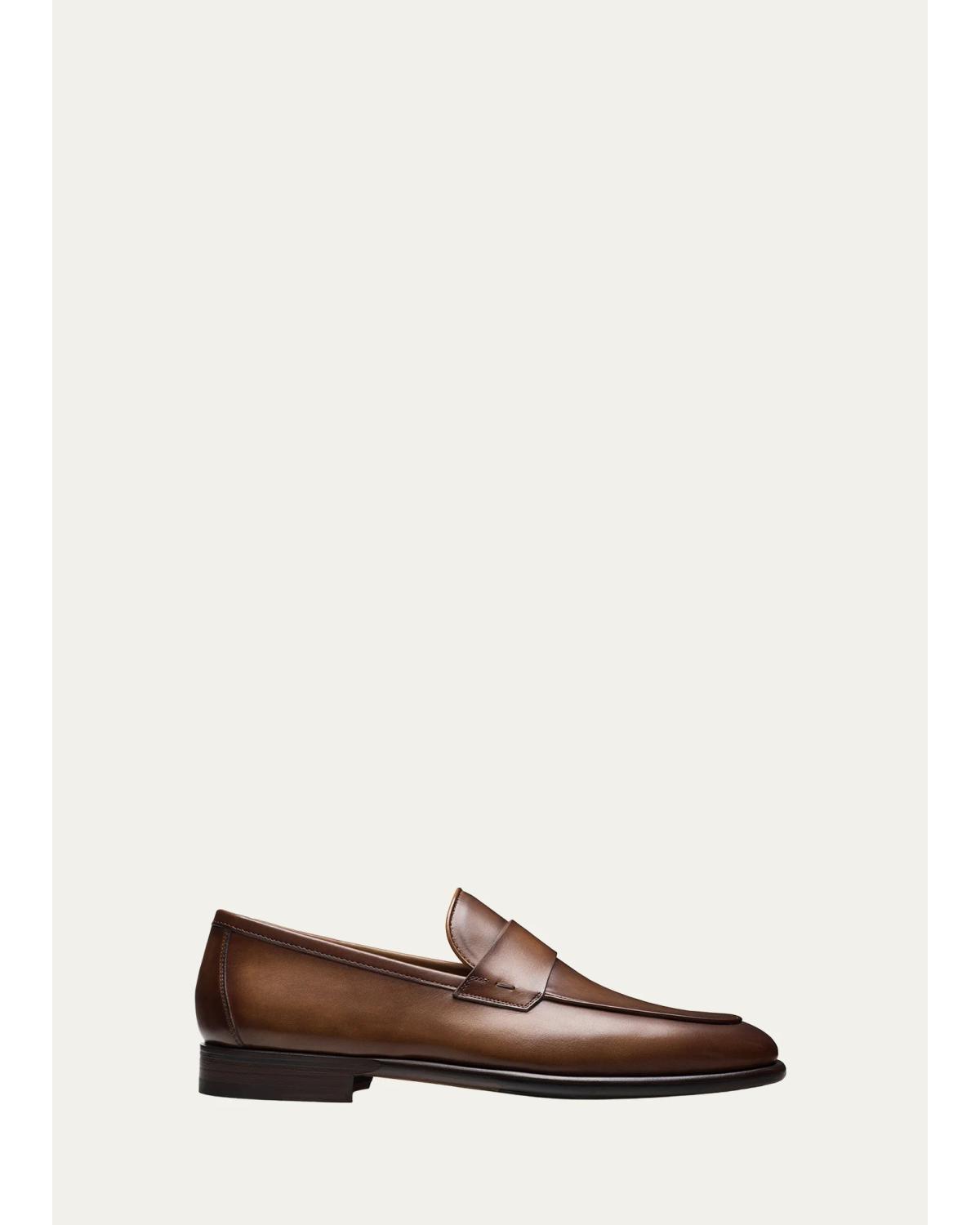 Men'S Duerro Leather Penny Loafers