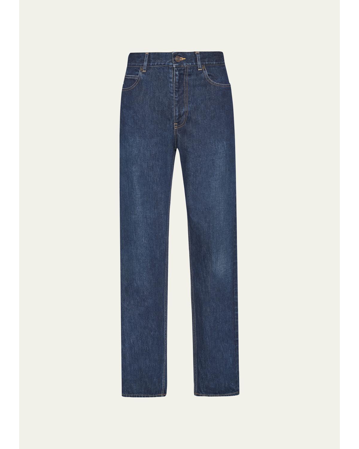 Men'S Vanya Mid-Rise Wide-Leg Jeans