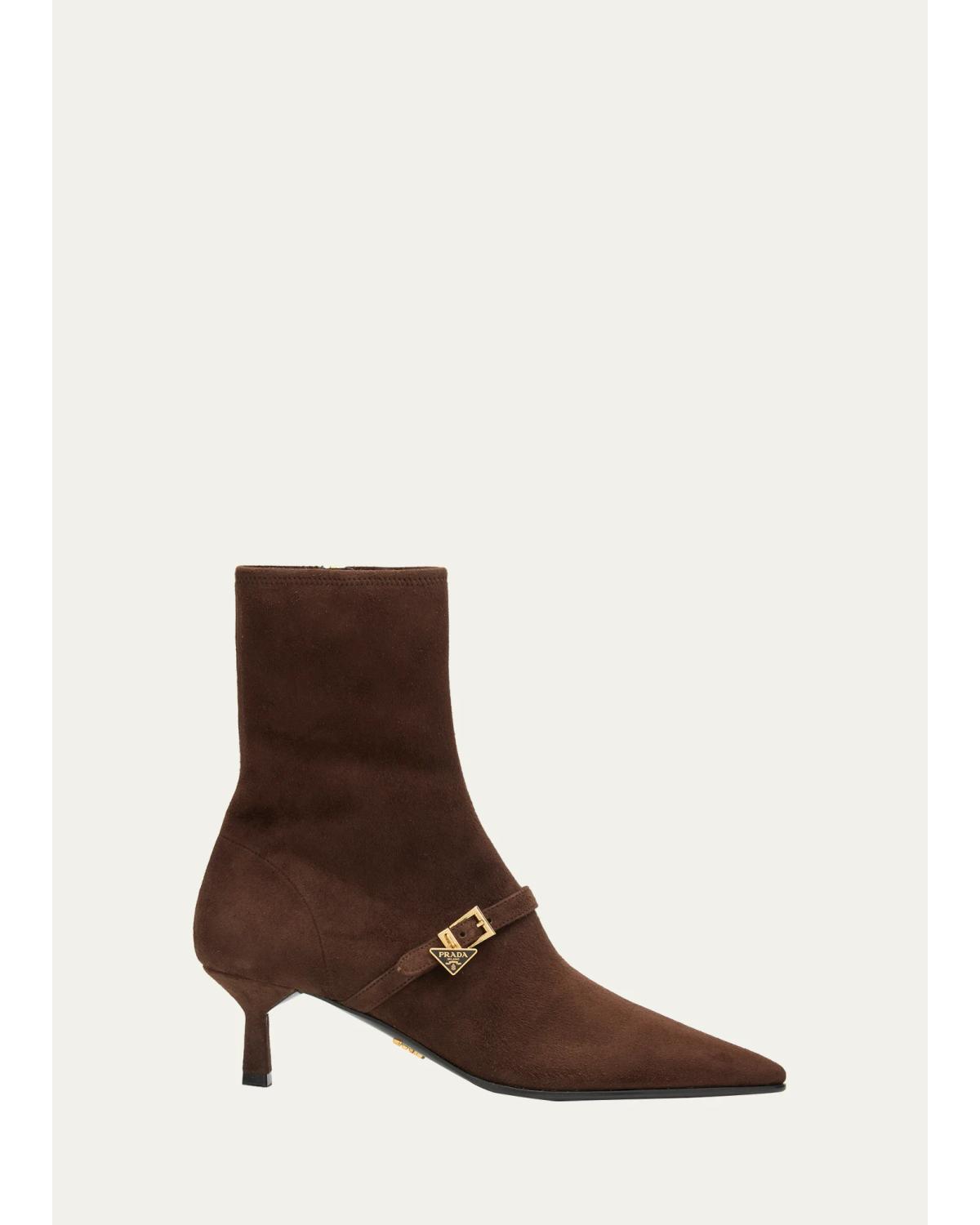 55Mm Triangle Ankle Boots