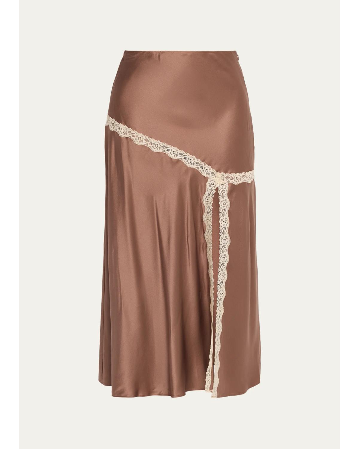Emmabelle Lace-Trim Midi