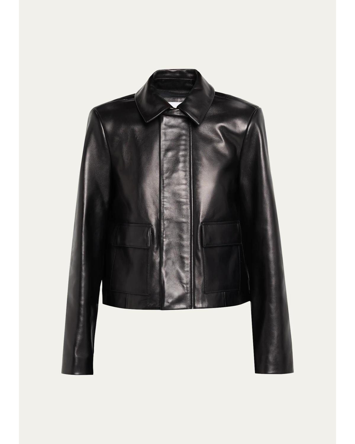 Remi Leather Zip Jacket