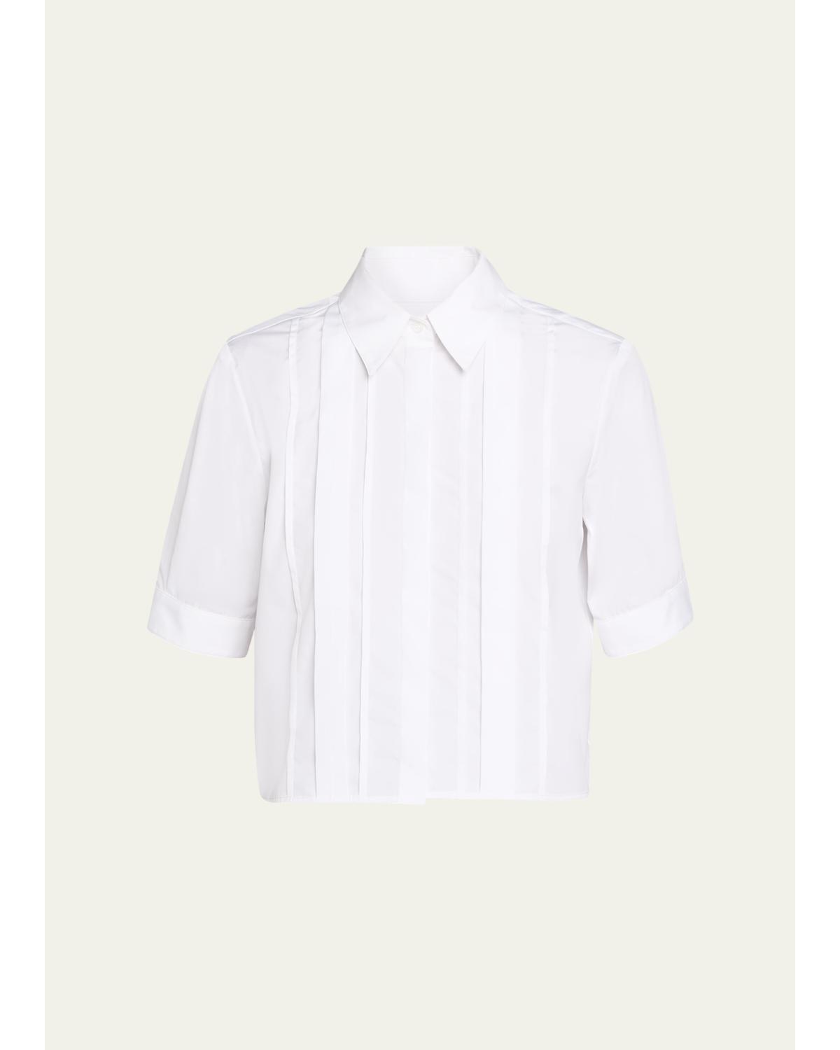 Short Lived Shirt with Pleated Placket
