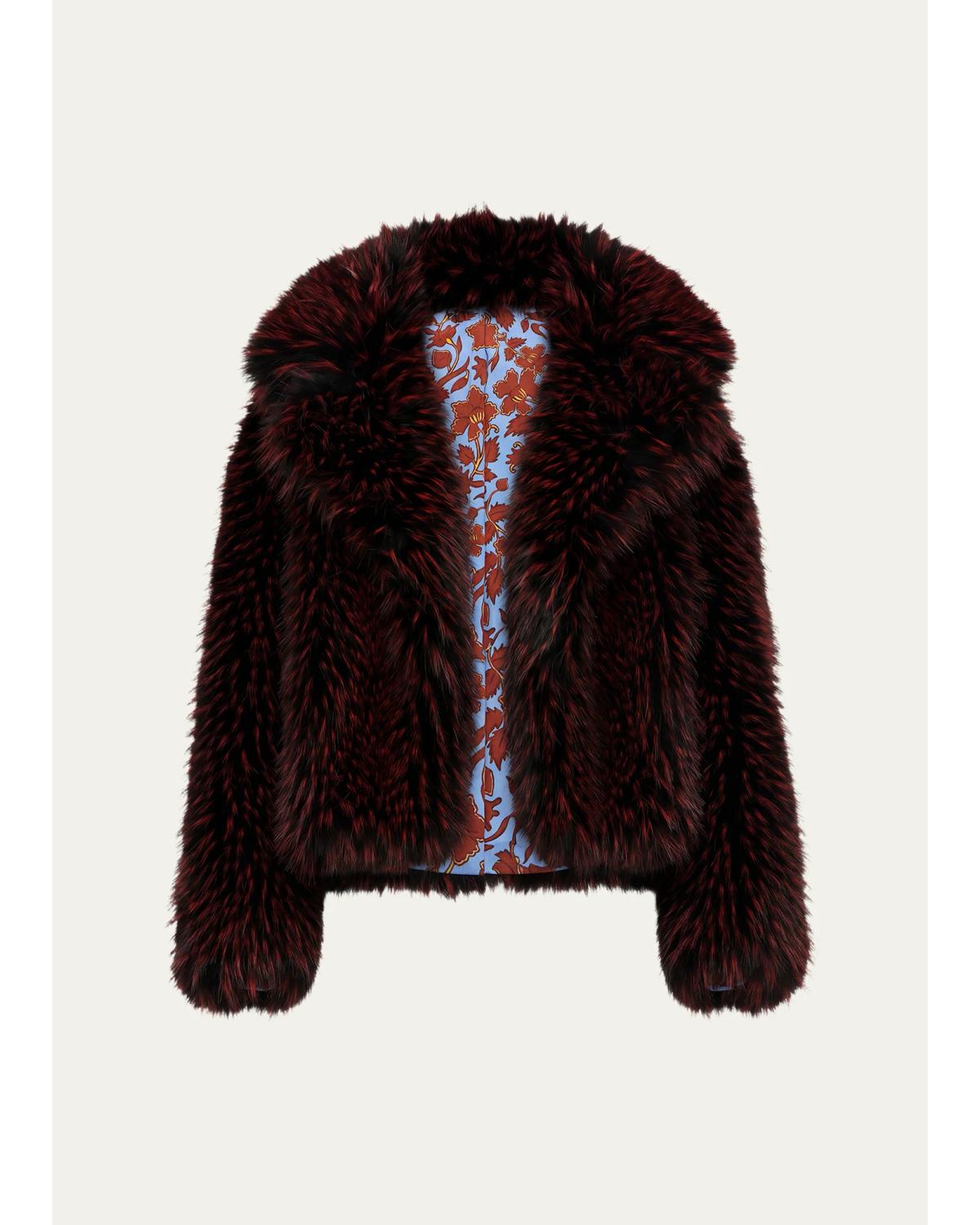 Kaz Reversible Faux Fur Coat