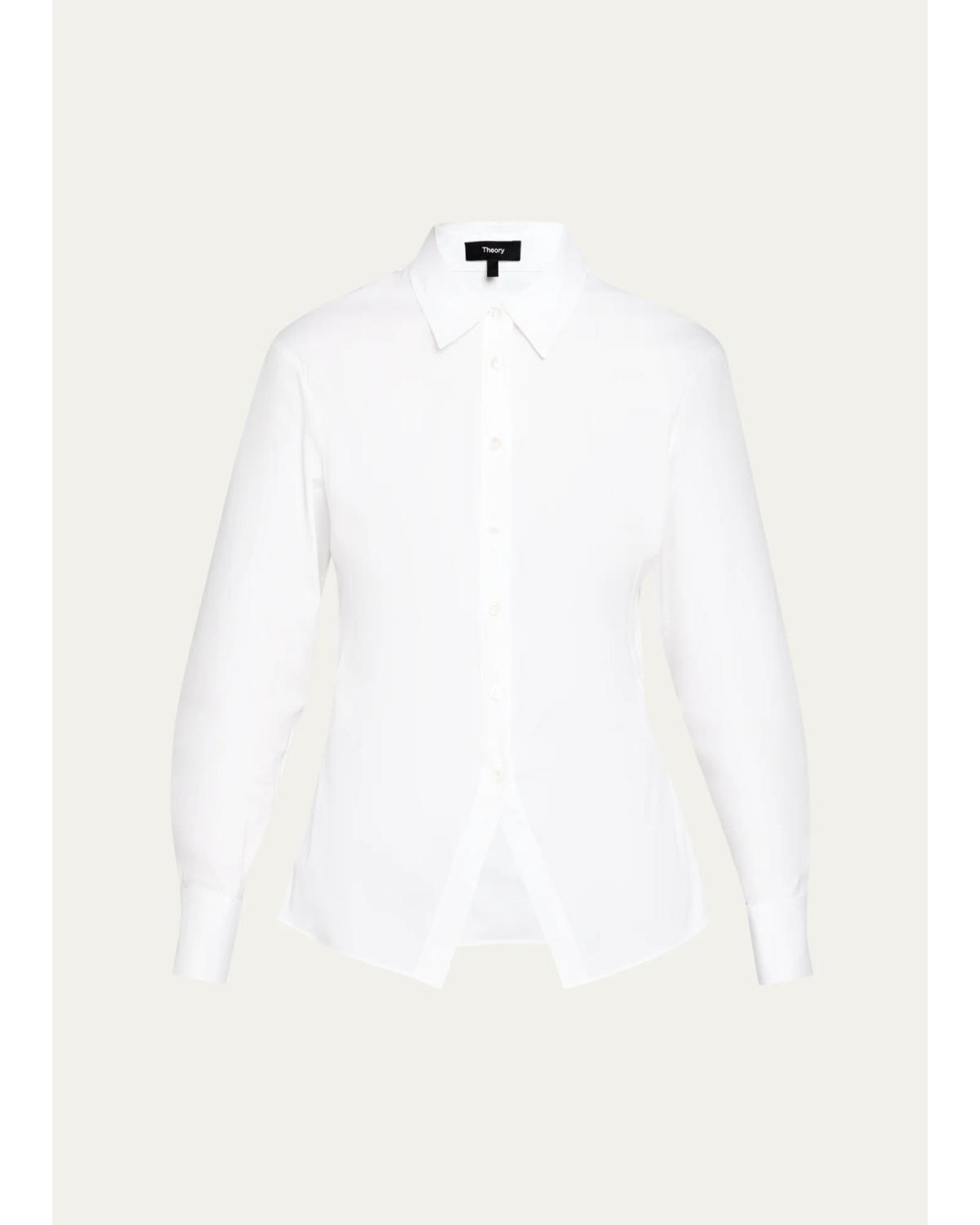 Cutaway Button-Front Shirt
