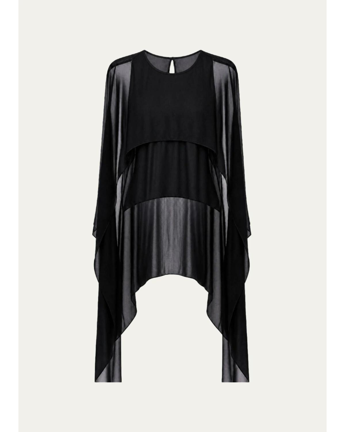 Deia Chiffon Cape Top