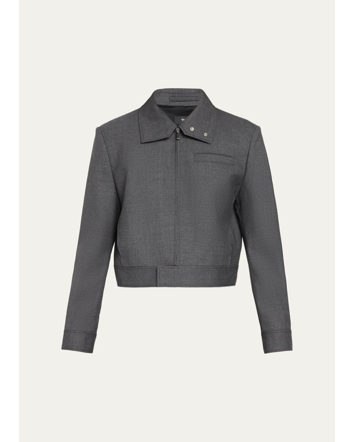 Cropped Harrington Jacket