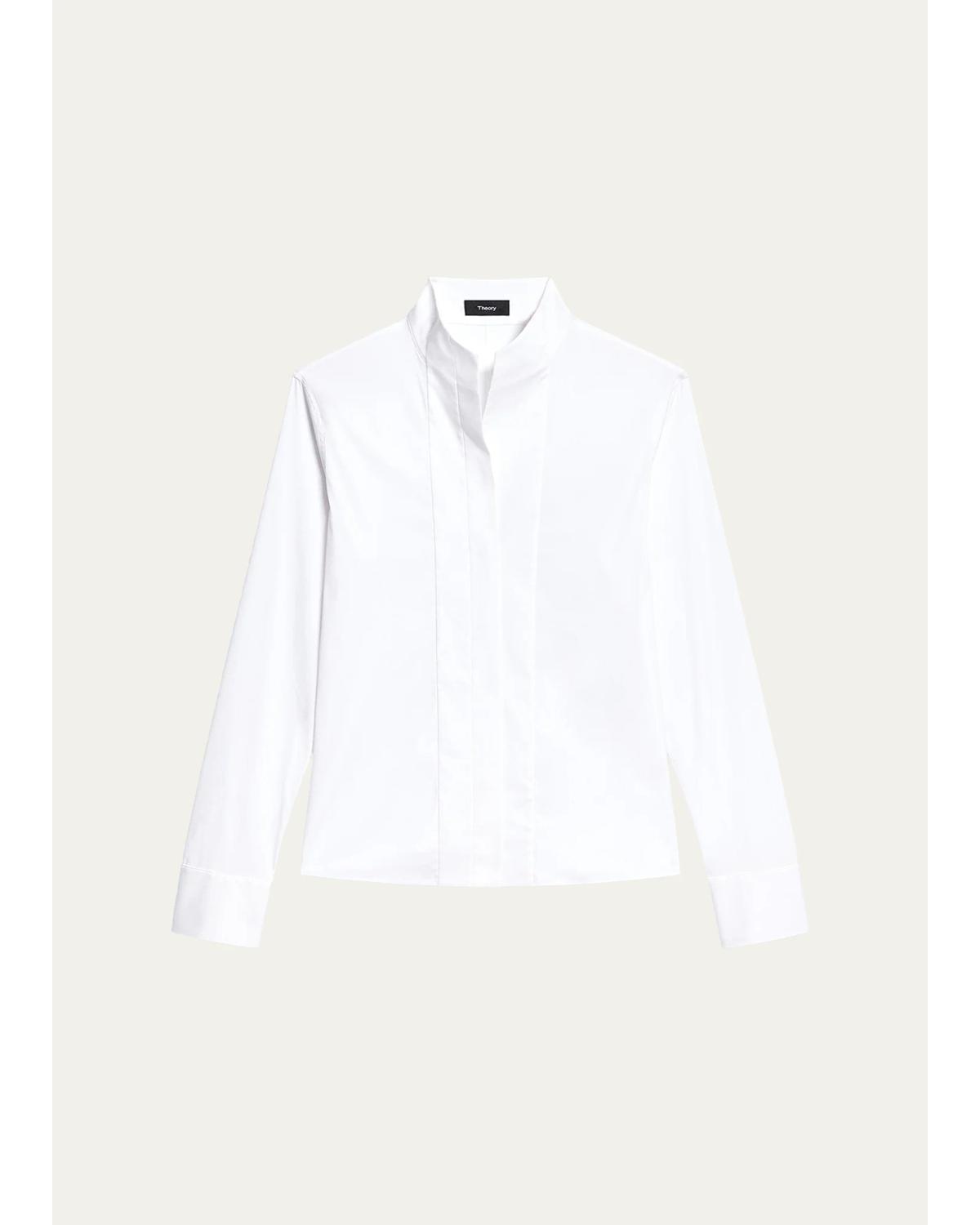 Tailored Cotton-Blend Shirt