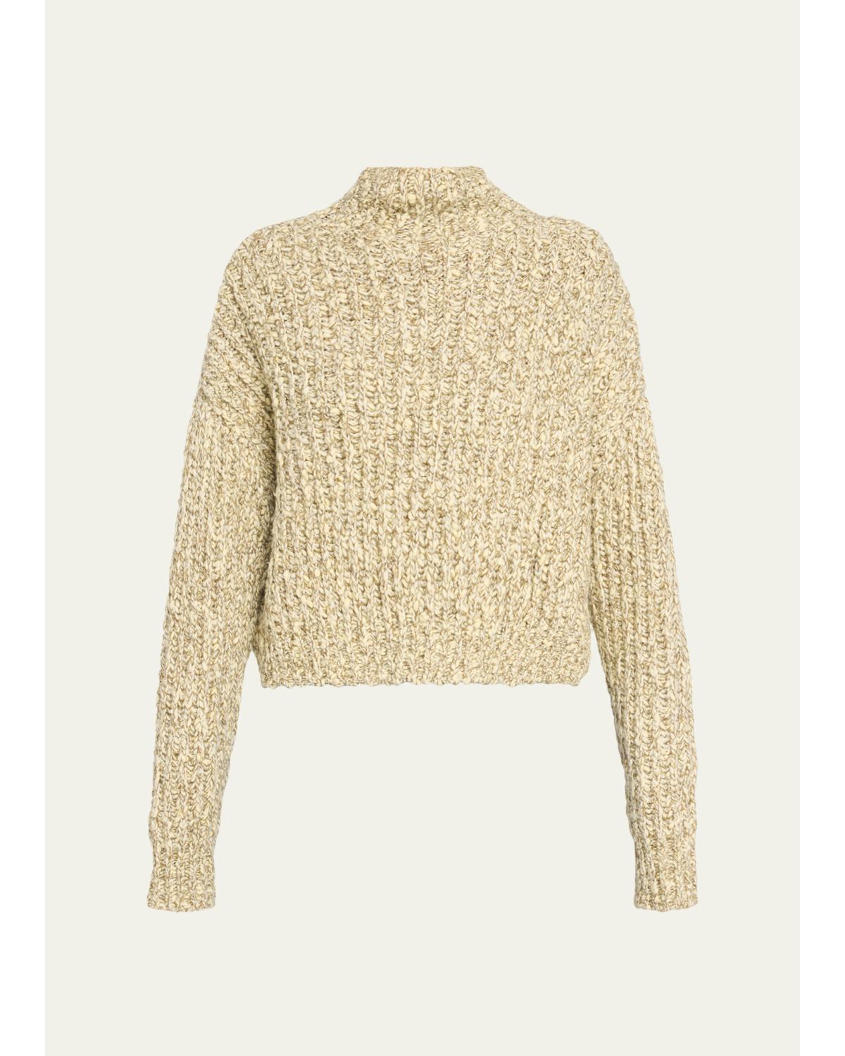 Albie Mock-Neck Knit Pullover