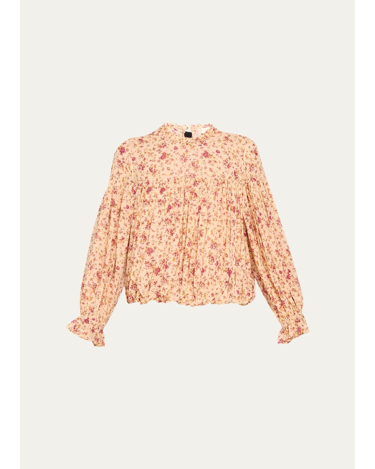 Pearl Silk Chiffon Blouse