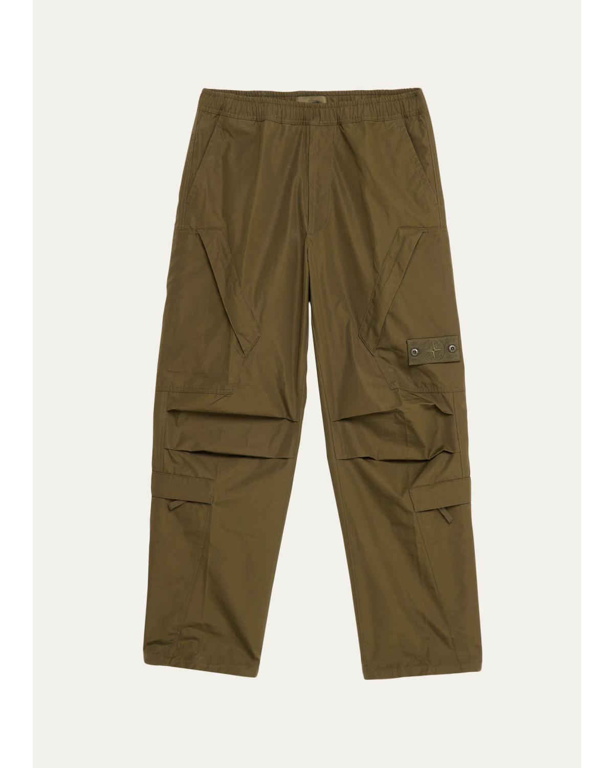 Men'S Cotton Relaxed-Fit Cargo Pants