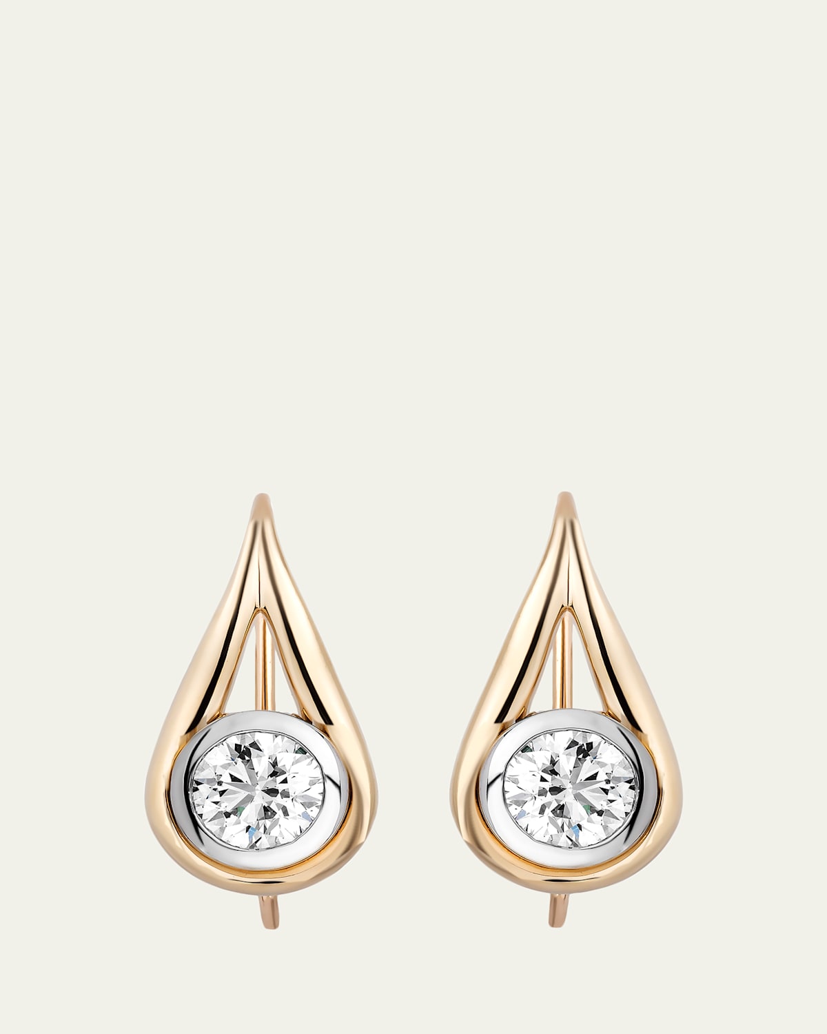 Mason and Books 14K Lasso Drop Earrings with Diamonds | Thumbnail 4