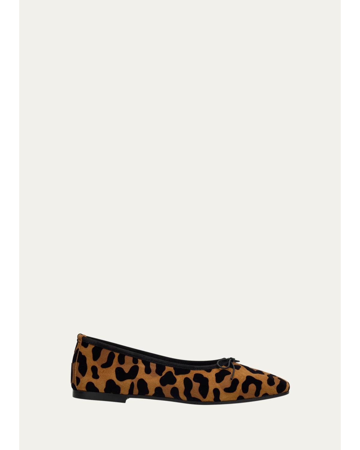 Scala Suede Ballerina Flats