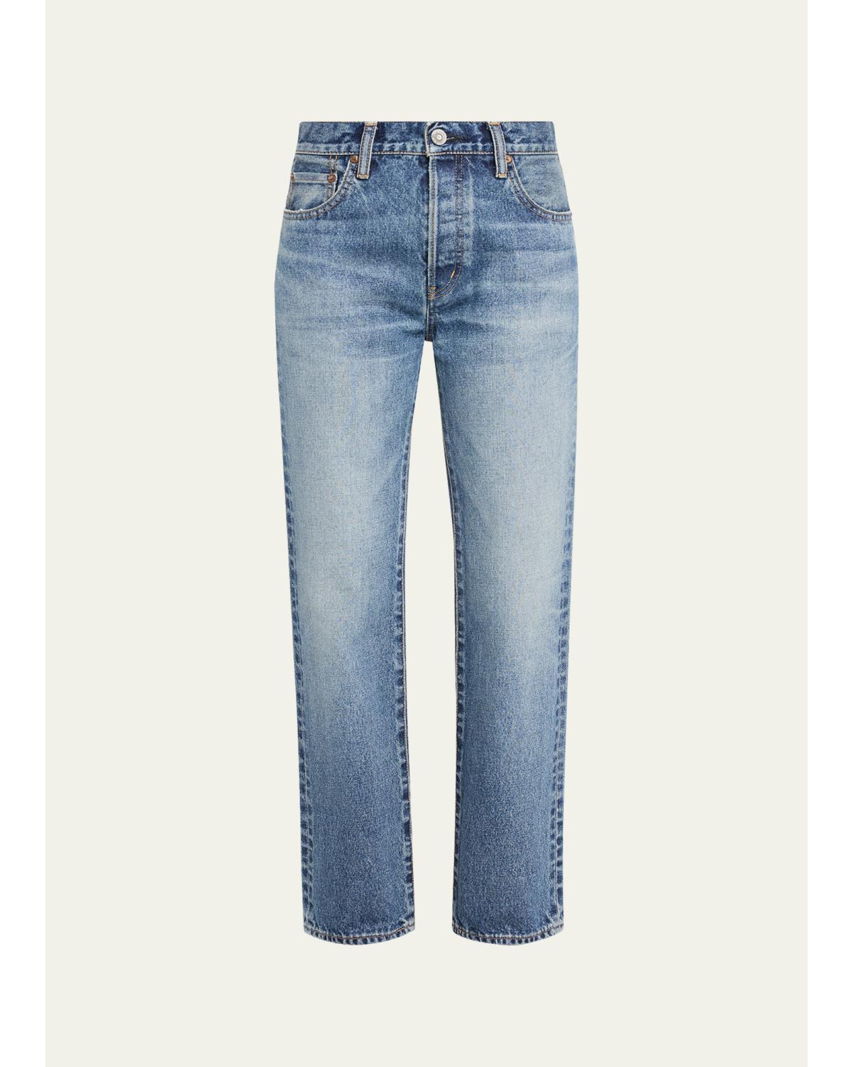 Wythe Mid-Rise Straight-Leg Jeans