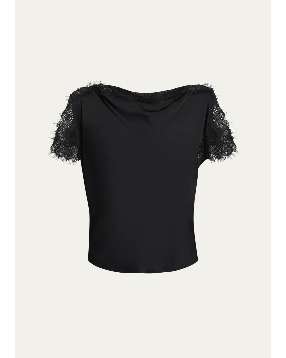 Luna Lace-Trim Top