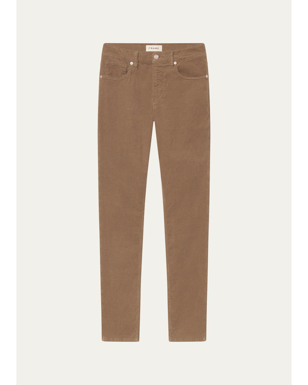 Modern Straight Pants Corduroy