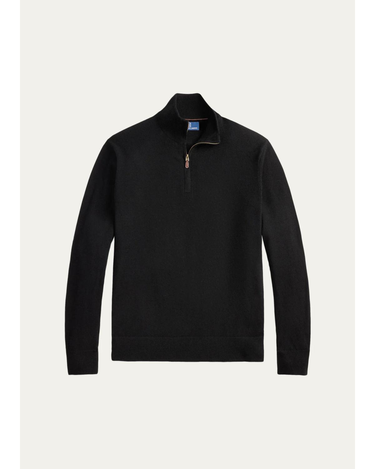 Cashmere Quarter-Zip Sweater