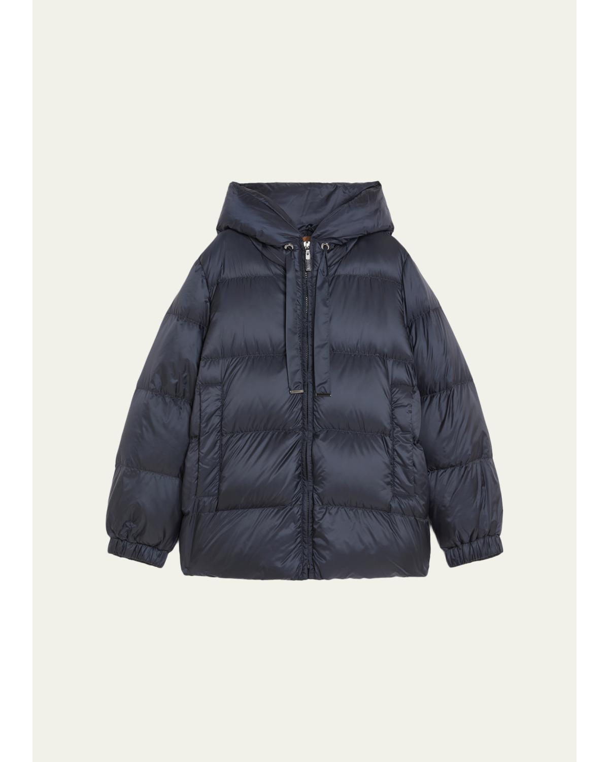 Seia Hooded Water-Resistant Down Jacket