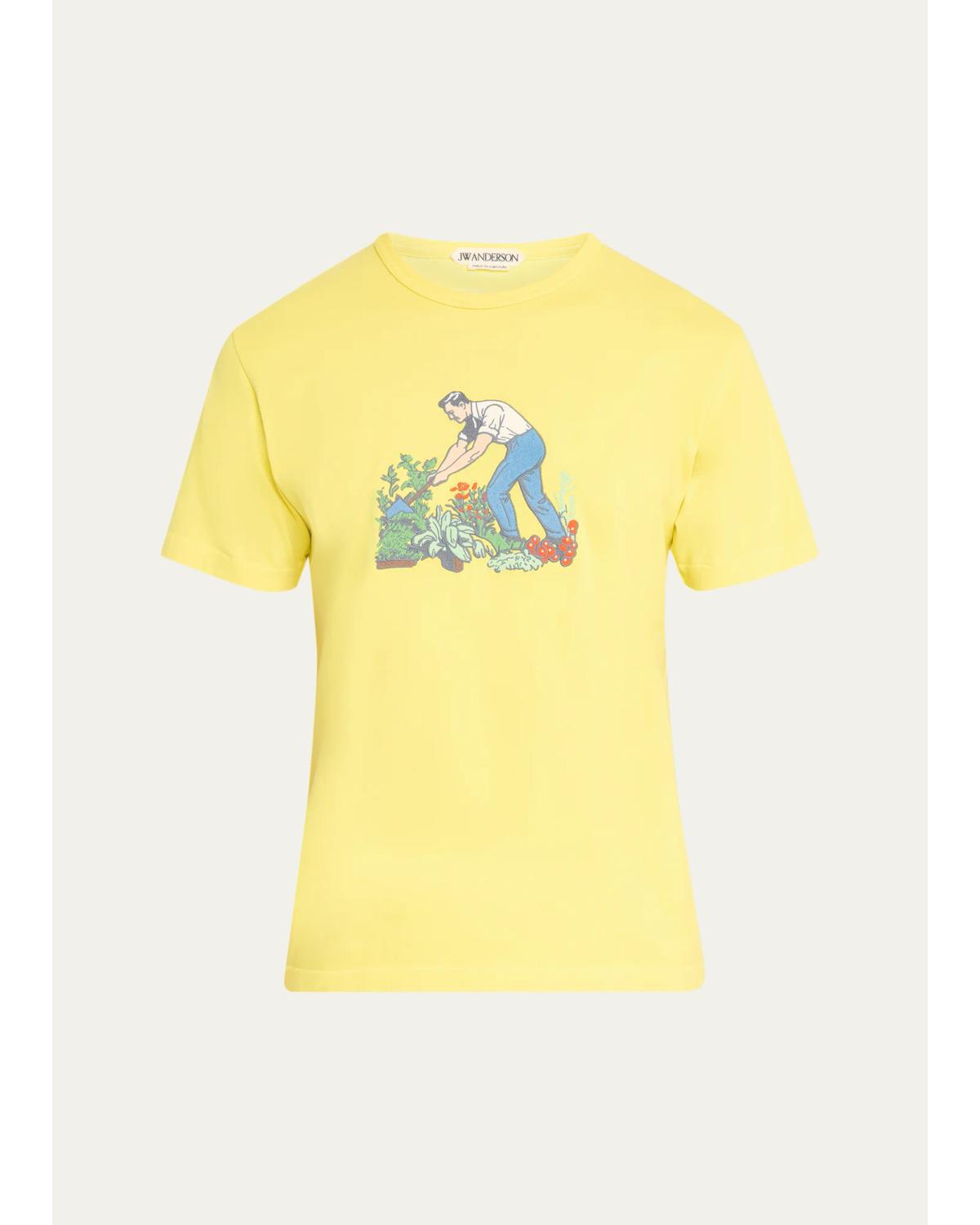 Men'S Gardener Graphic Cotton T-Shirt