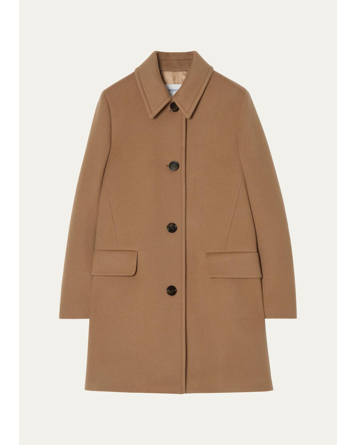 Gosford Wool-Cashmere Single-Breasted Coat
