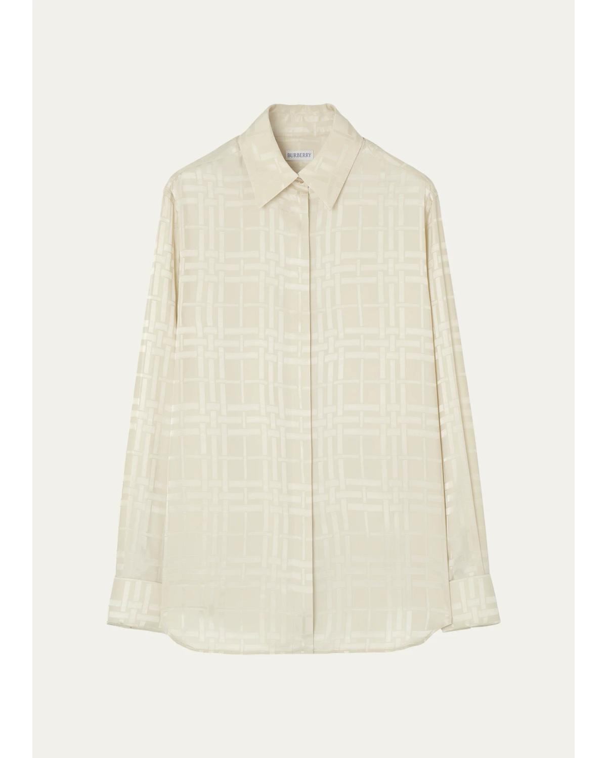 Dorothea Patterned Silk Shirt