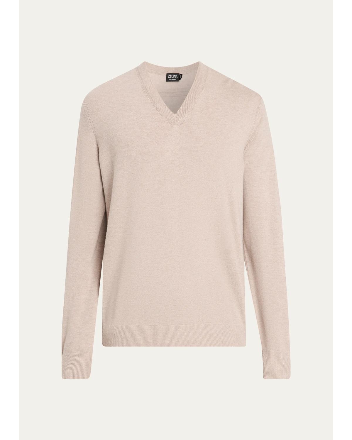 Men'S Oasi Cashmere V-Neck Sweater