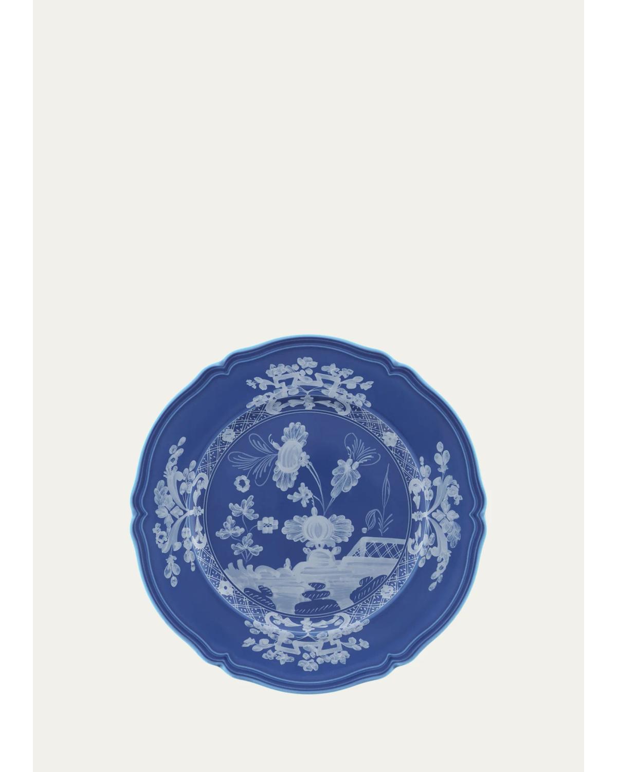 Oriente Indaco Porcelain Charger Plate Oriente Indaco Porcelain Charger Plate