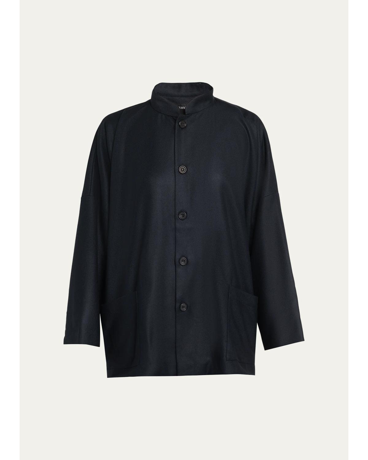 Cashmere Mandarin Jacket