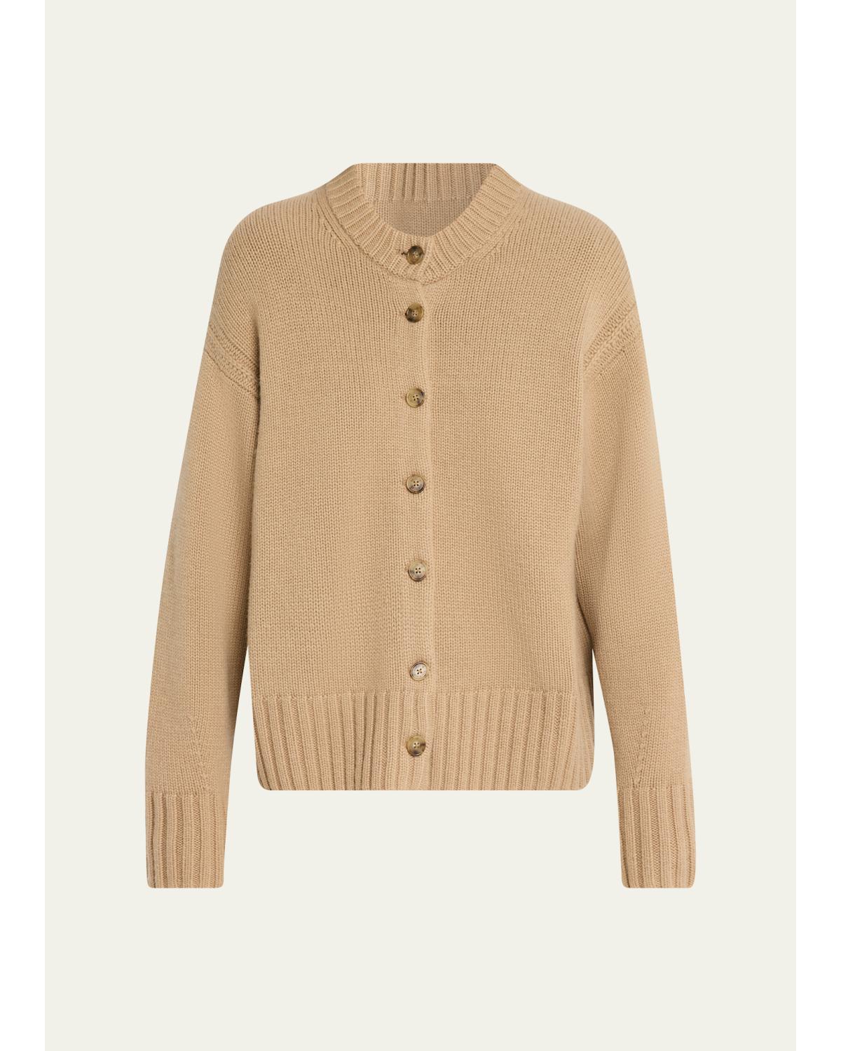 Cozy Cashmere Crewneck Cardigan
