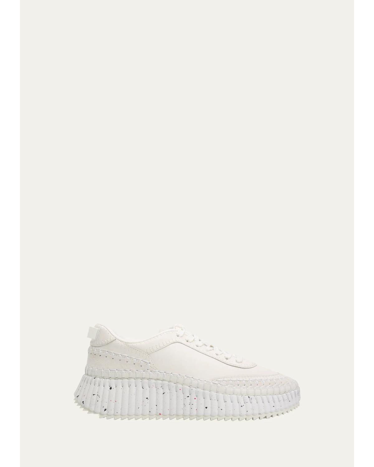 Nama Leather Platform Sneakers