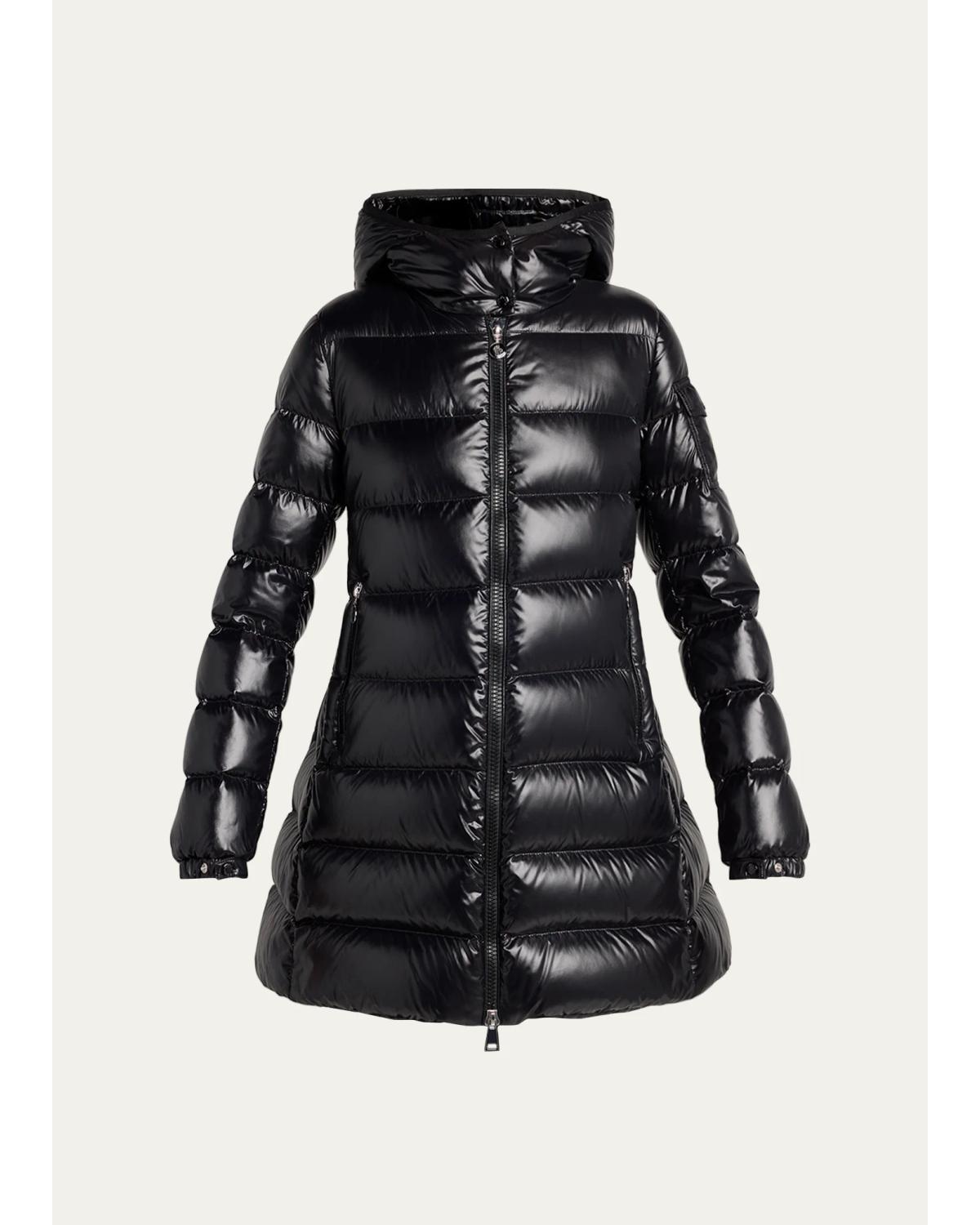 Courcelles Hooded Mid-Length Down Jacket