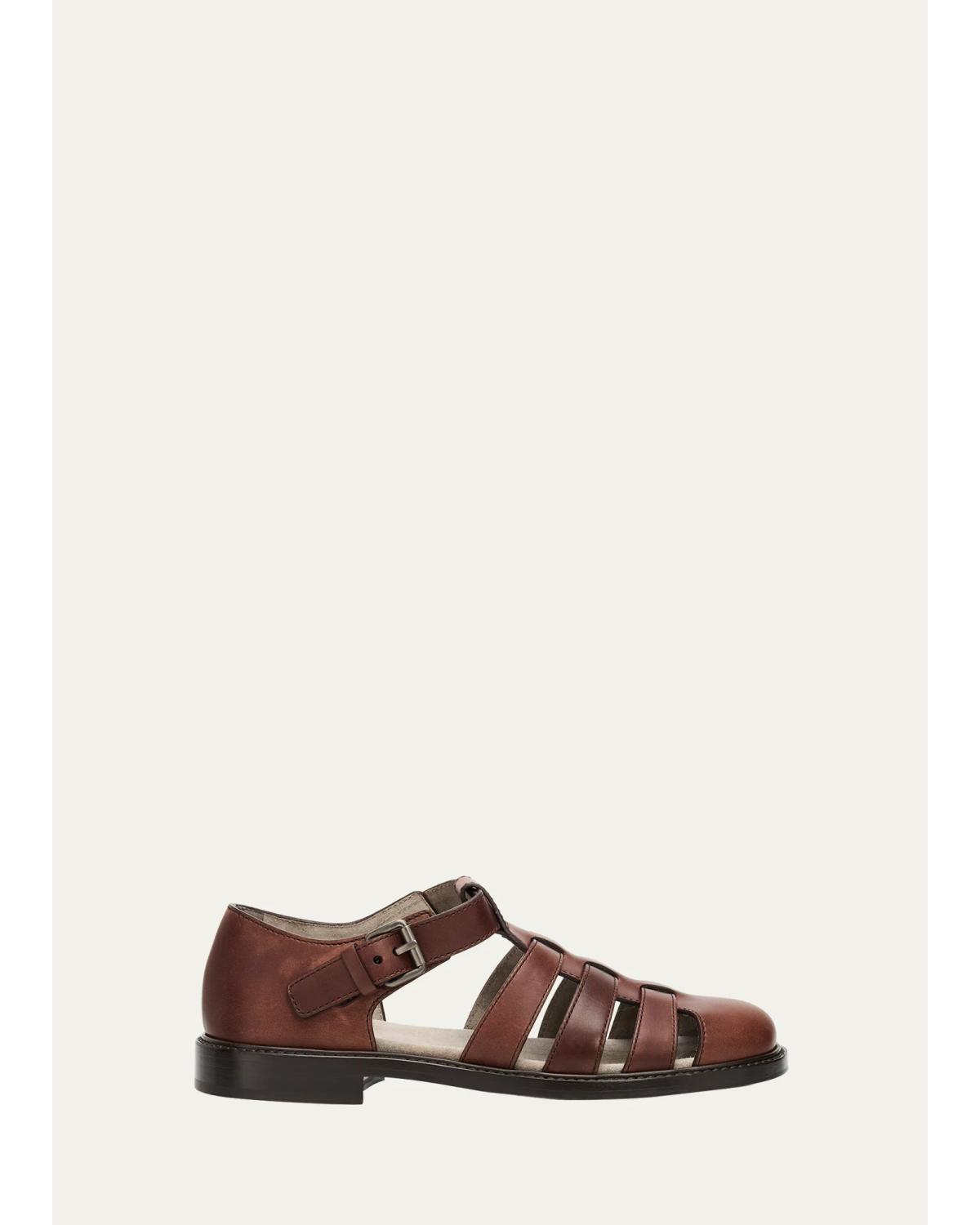 Kelsey Leather Fisherman Sandals